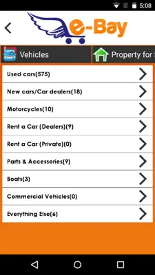 Ebay android App screenshot 0